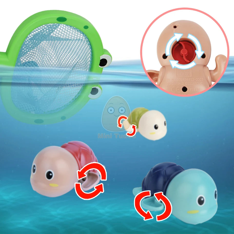 Baby Bath Toys Finding Fish Kids Float Spray Water Squeeze Aqua Soft Rubber Bathroom