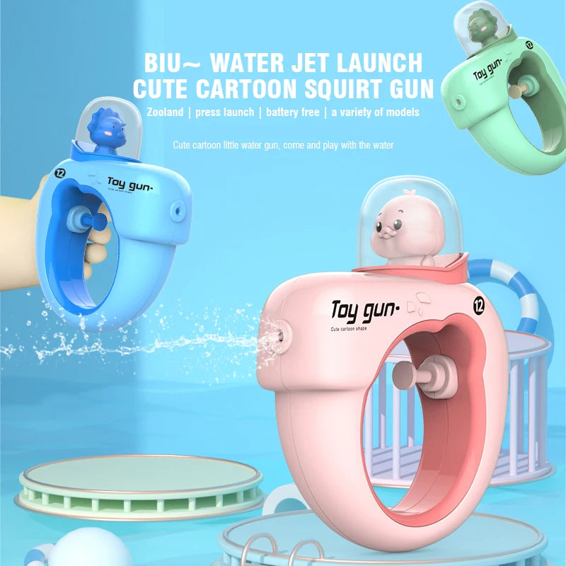 Dinosaur Water Gun Automatic Water Spray Machine Pistol Water Splashing Toy Summer Beach Shoot Outdoor Game Party Gift Kid Toy