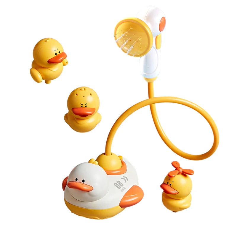 Cute Water Bath Duck Shower Electric Spray Bathroom Kids Baby Toy